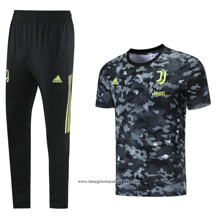 Tuta da Track Juventus Manica Corta 2021 2022 Grigio